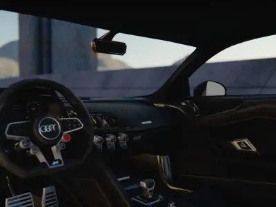 Audi R8 V10 Plus 2016 3D VRAY  model 3D model