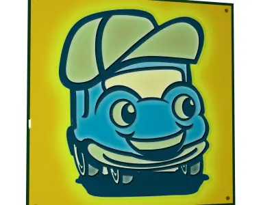 Smile car 3D print model