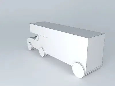 truck toy Free 3D model