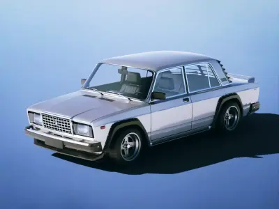 VAZ 2107 Tuned 2004 3D model