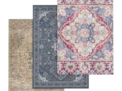 Rug Set 1032 3D model