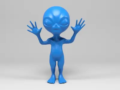 Alien 4 3D print model