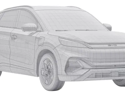 BYD Yuan Plus 2024 3D model