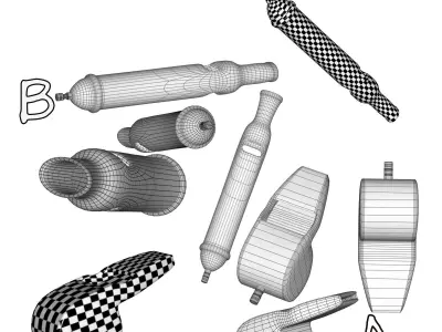 Whistles FBXOBJ 3D model