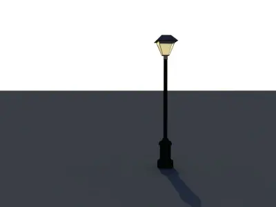 Street lamp Free 3D model