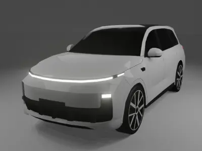 LiXiang L9 Low-poly 3D model
