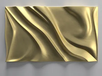 Wavy frame 3D model