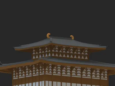 pagoda Low-poly 3D model
