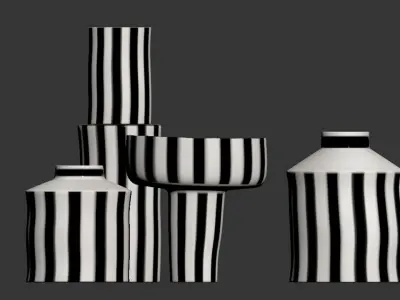Liang and Eimil Weston Vases 3D model