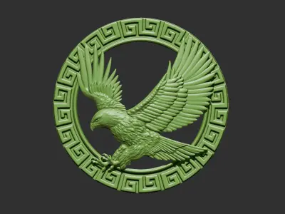flying eagle 3D print model