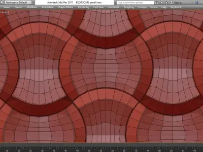 Soft Wedge wall panel 3d model Low-poly 3D model