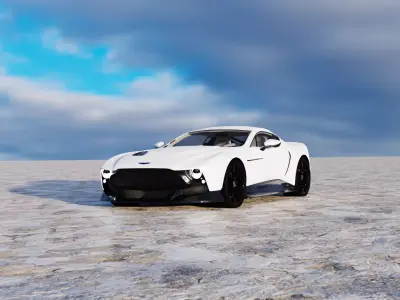 aston car 3d model high quality model 3D model