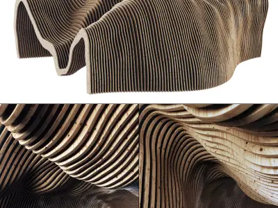 Parametric hall Big lecalo n1 3D model