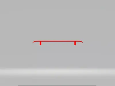 Sports car Spoiler 3D model