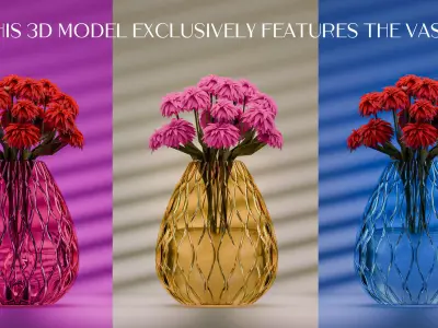 Premium 3D Vase Model - Pure Elegance in Digital Form 3D print model