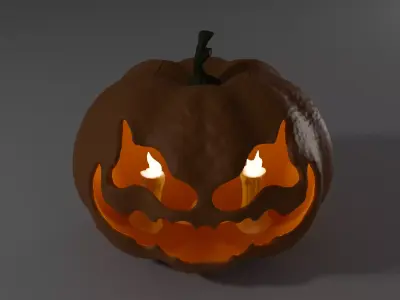 Halloween pumpkin - ABOBORA 3D model