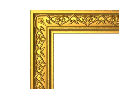 carved frame 3D model 68