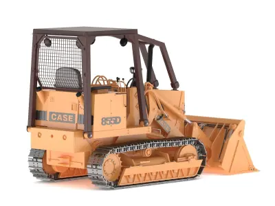 Case 855D Crawler Loaders 3D model