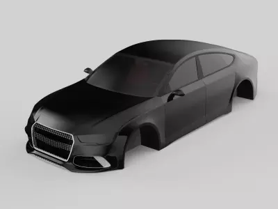 car rs7  3D model