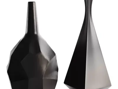 Vases Decor Set 03 3D model
