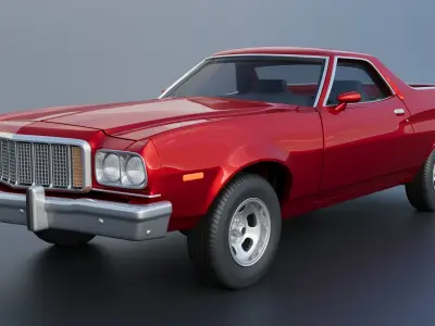 Ranchero 1974 3D print model