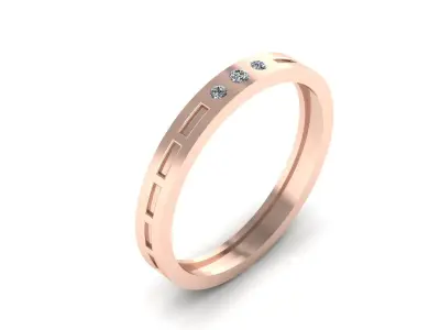 Jewelry Ring 3D print model 26