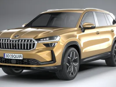 Skoda Kodiaq 2024 3D model