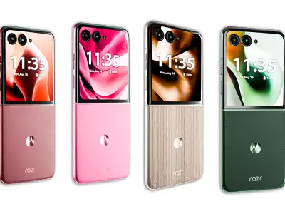 High Quality 3D Motorola Razr 60 Ultra Flip Phone 2025 Rigged 3D model