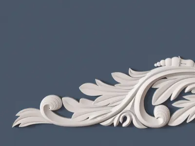 Decorative Onlay 3D model 9