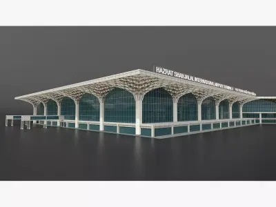 Hazrat Shahjalal Airport Tarminal 3 3D model