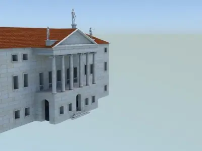 3 Palladian Palaces ARCHITECTURE 3D model