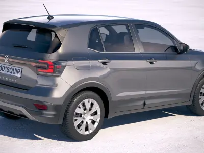 Volkswagen T-Cross basic 2019 3D model