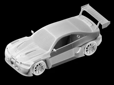 Sports Car 3D print model order