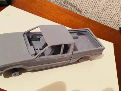 MAZDA B2000 Extended Cab 1986 3D print model