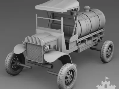 Tank car 3D print model