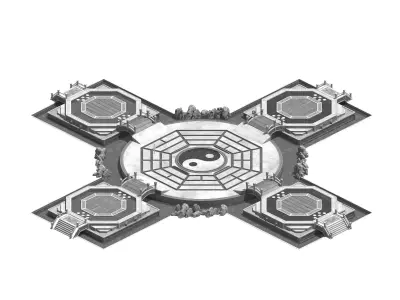 gAME Yun Yun Xuan - Center Platform 32 3D model