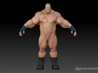 El Cazador  PBR 3D model