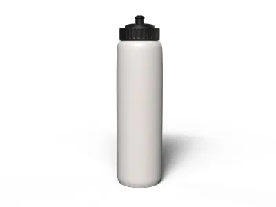 Sport Plastic Bottle 3D Model Low-poly 3D model get