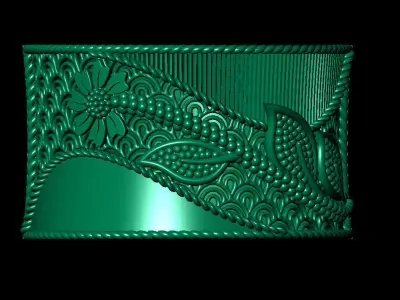 Women Ring 32 flower ring stylish band for women 3D print model