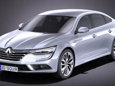Renault Talisman 2018 VRAY 3D model
