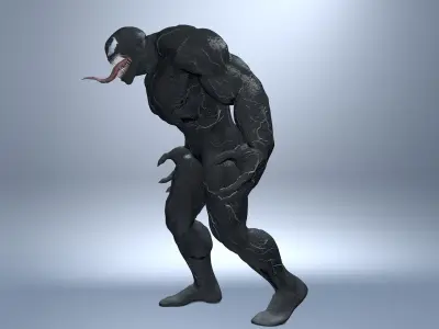 Venom-rig- venom 3D model