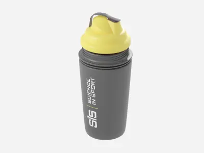 Shaker post workout Low-poly 3D model