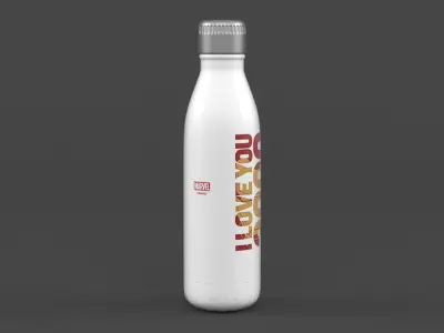 Water Bottle 3D model 34