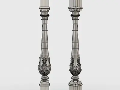 Classic baluster 3D model