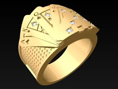 Cards Rings - N1037 3D print model