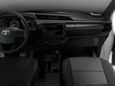 Toyota Hilux Xtra Cab HQ Interior 2024 3D model