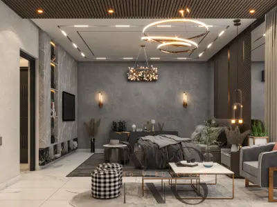 sunset Modern bed room 2020 3D model 3D model