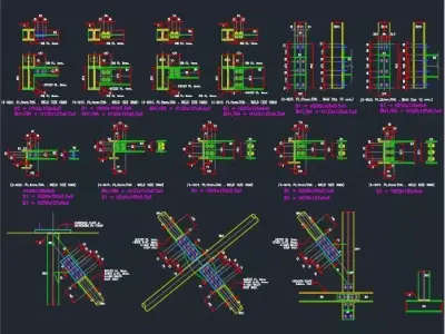 Structural Steel Connections 3D model