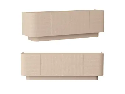 Westelm Solstice Media Console 3D model