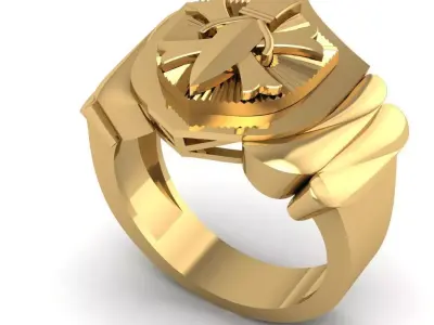 Mens ring Free 3D print model buy